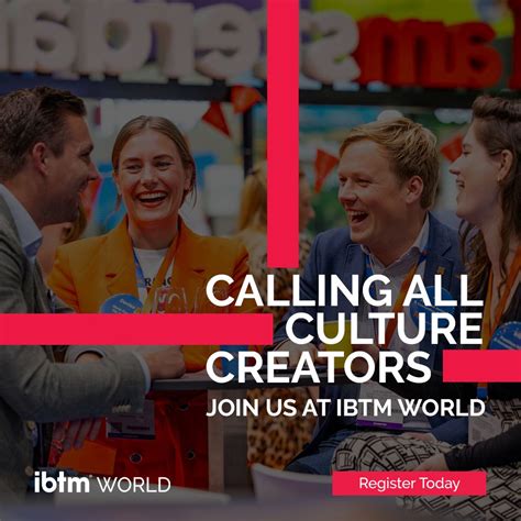 Take part in IBTM World .